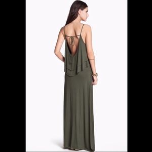 Nordstrom Hidden Heart Tiered Ruffle Maxi Dress